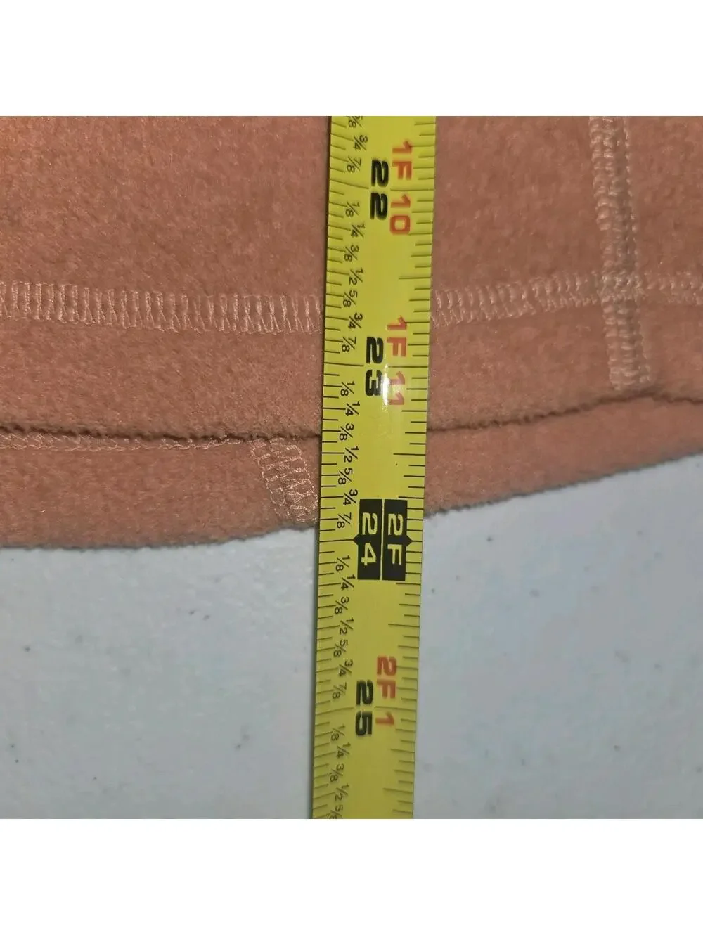 The North Face Coral Peach Lightweight Fleece 1/4 Zip Pullover Women Jacket S/P - Picture 11 of 12